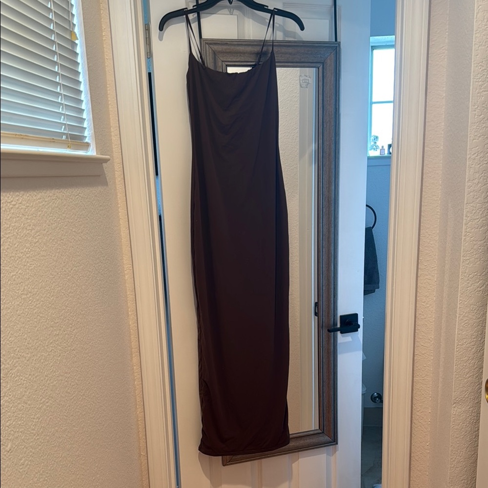 SKIMS - Brown Maxi Dress